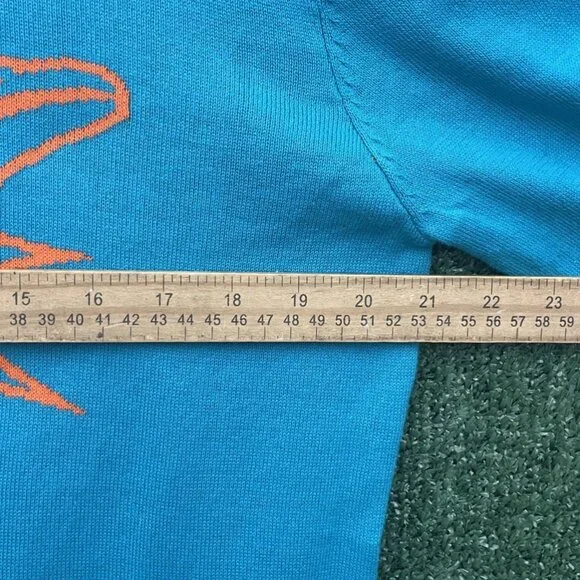 NFL Apparel FOCO Winter Ugly Sweater XMAS Knit Pullover Miami Dolphins Medium - Picture 5 of 11